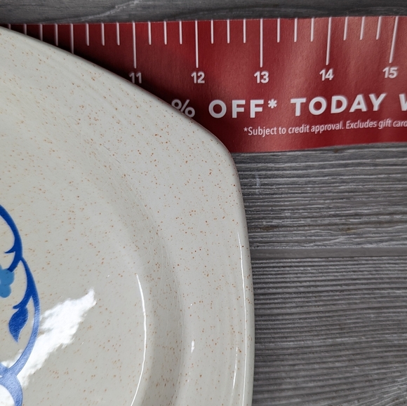 Brendon Erin stone heatherbell serving tray plate platter 70s retro floral - Picture 7 of 7